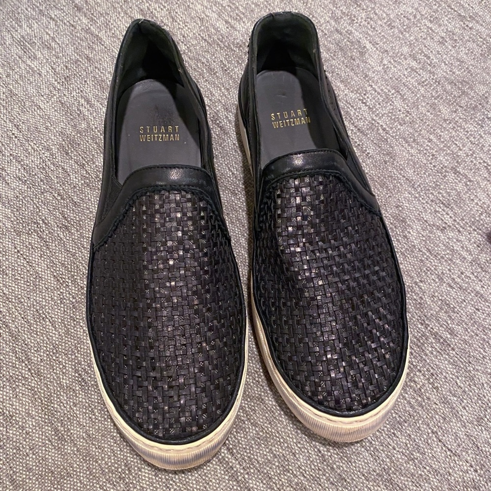 Stuart Weitzman: Woven Slip-On Sneaker- Sz: 7.5 - Picture 2 of 5